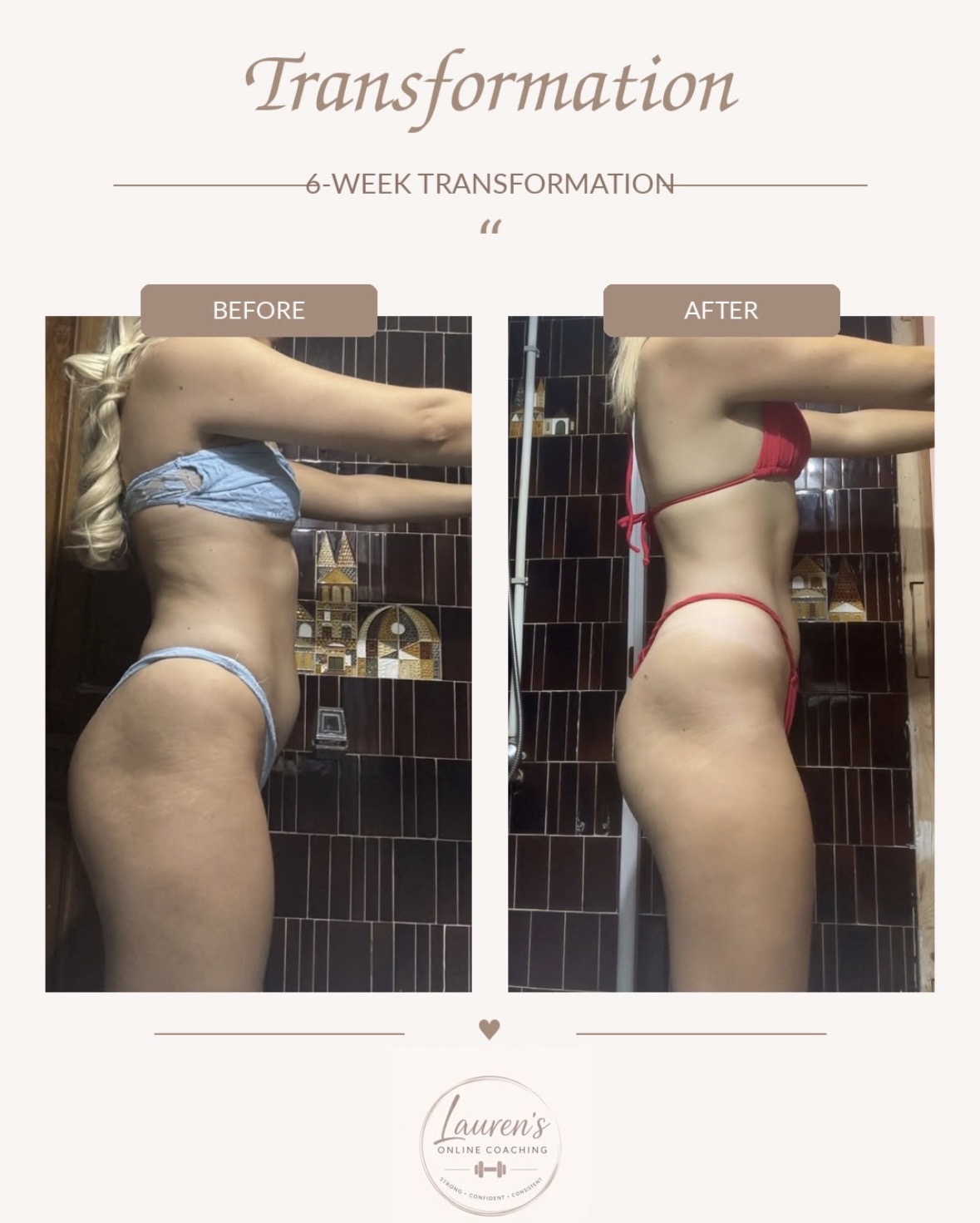 Client transformation — 6 week transformation