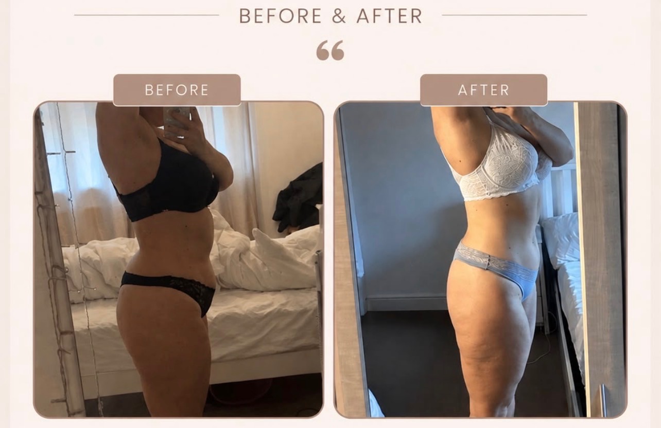 Client transformation — 2.7kg down